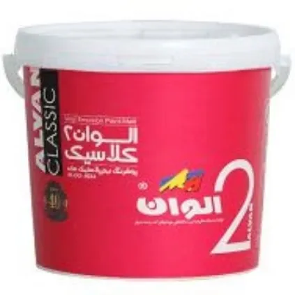 رنگ نیم پلاستیک الوان کلاسیک ۲ وزن ۱۲ کیلوگرم